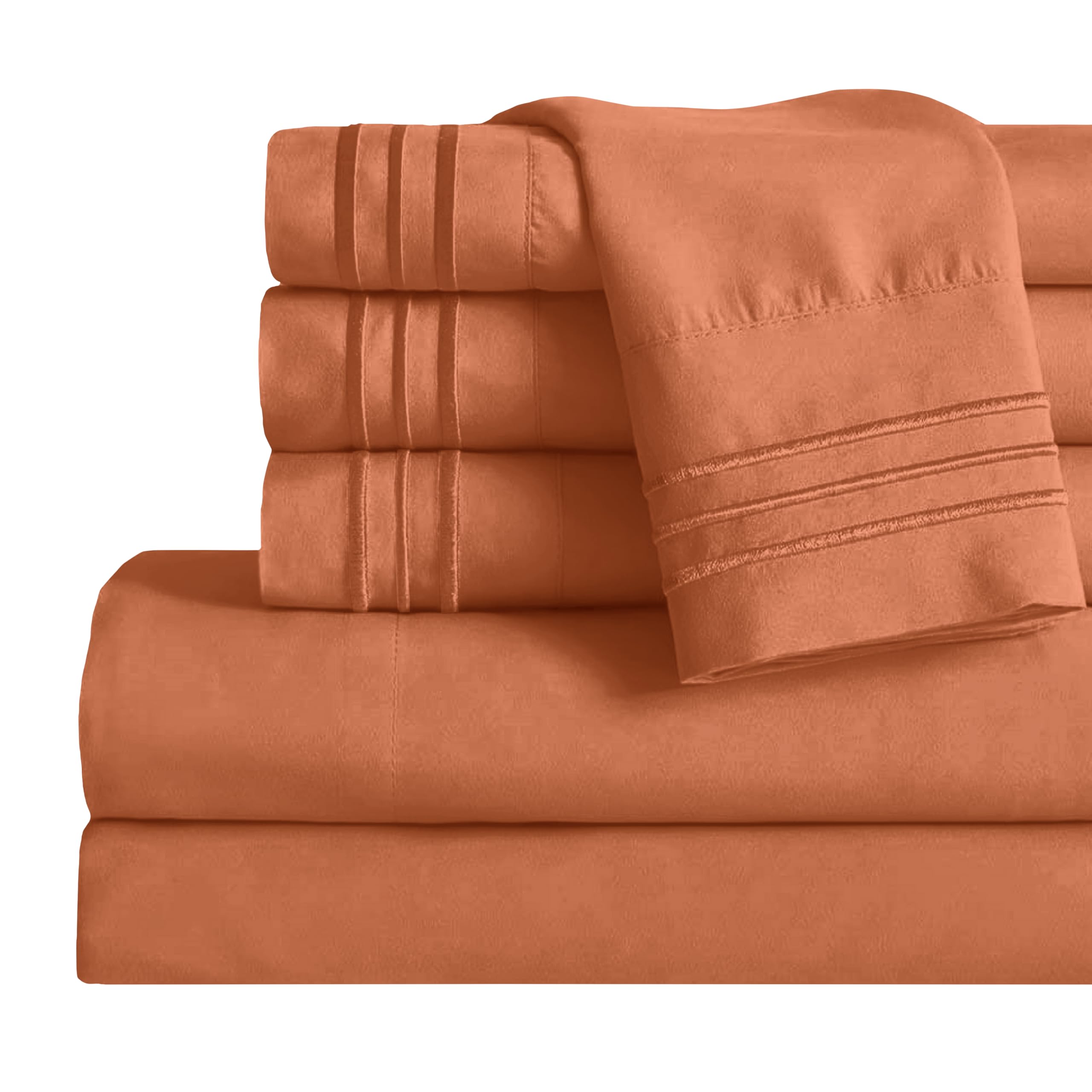 Hotel-Style Cooling Deep-Pocket Sheet Set, 6 Pieces