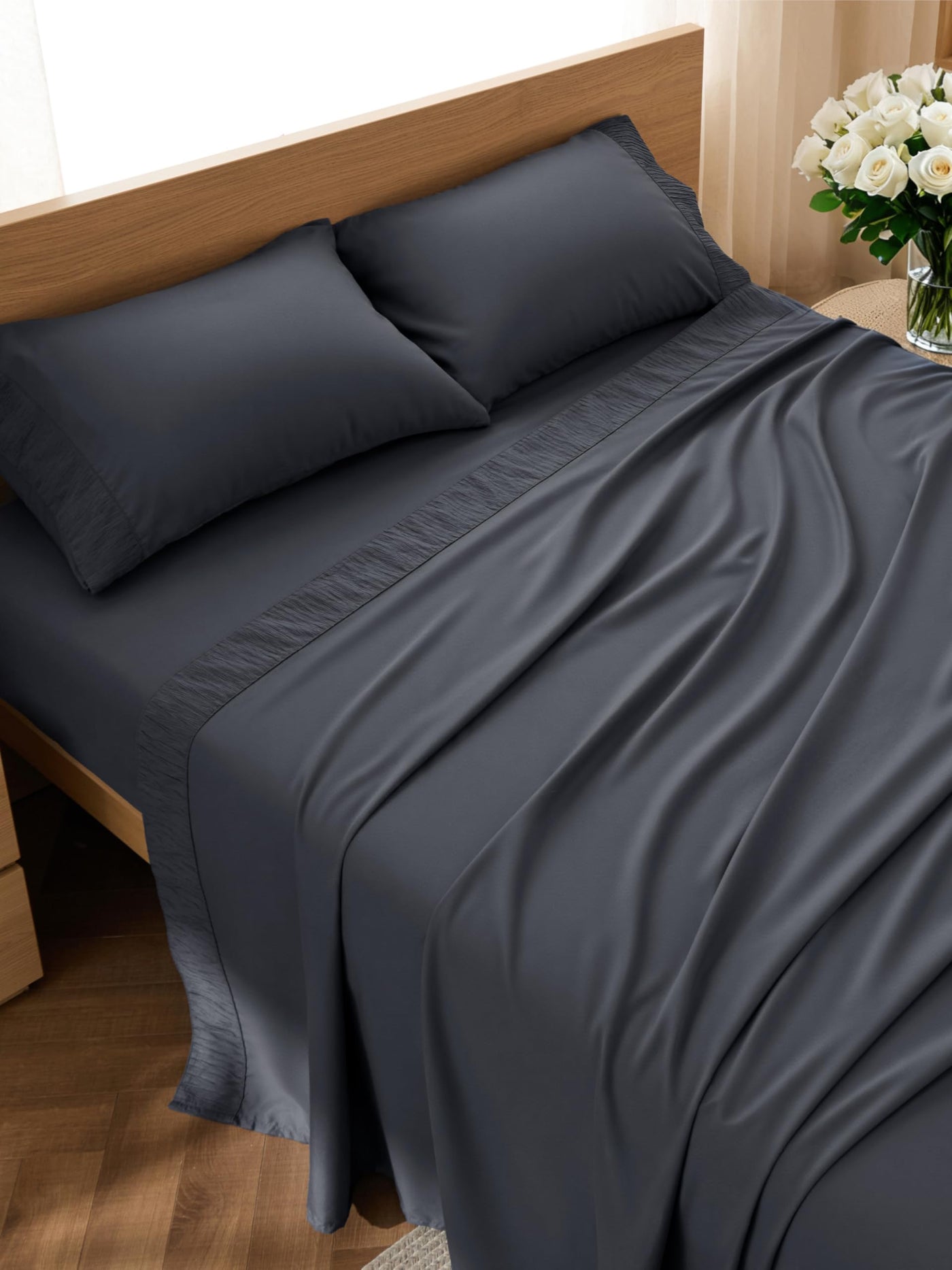Breathable Cooling Microfiber Hotel Sheet Set