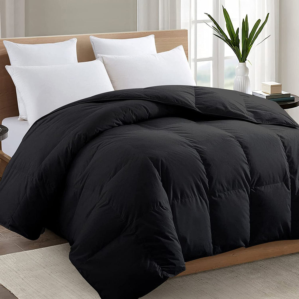 TEXARTIST Comforter Soft Quilted Down Alternative Duvet Insert with Corner Tabs, All Season, 4D Spiral Fiber, Machine Washable