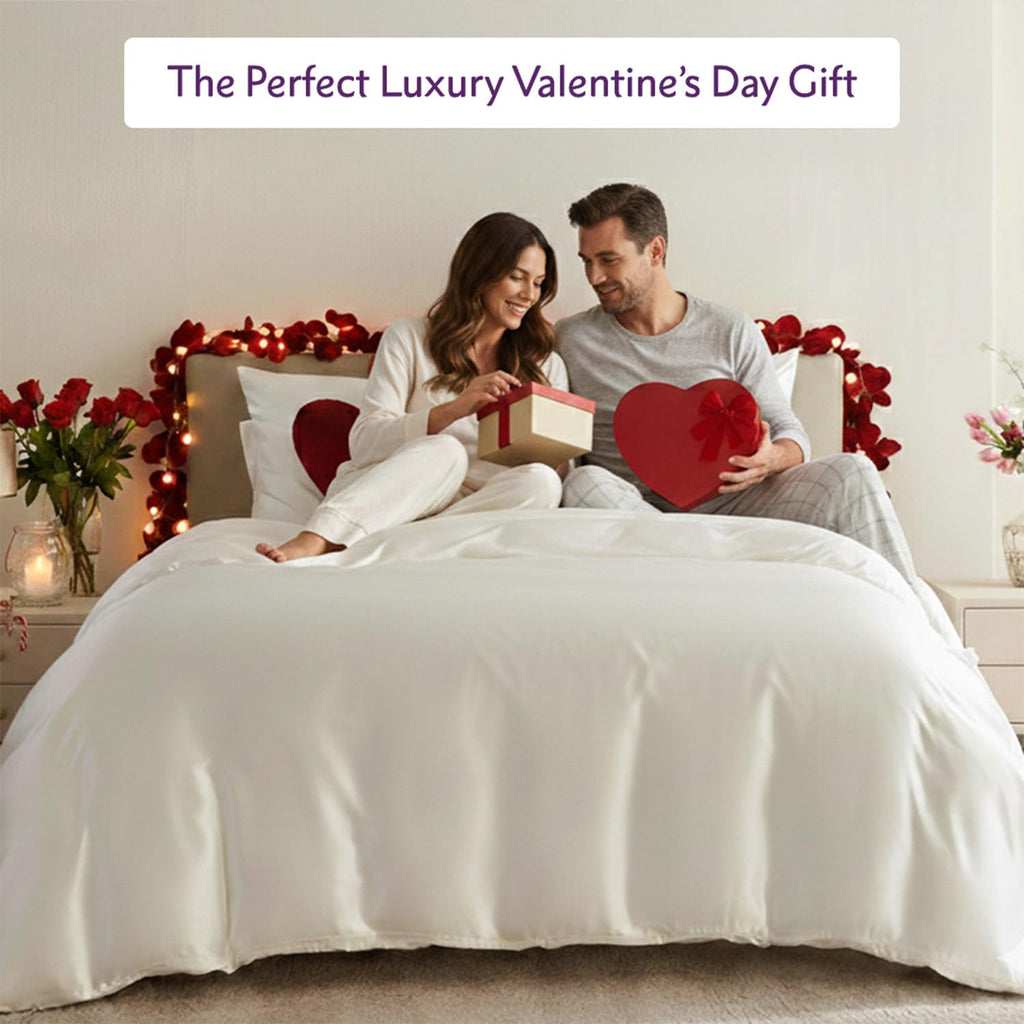 Mulberry Park Silks - 22 Momme 100% Mulberry Silk Sheets - 16" Pocket - Luxurious Bed Sheets & Pillowcases, Skin-Friendly & Breathable - Charmeuse Silk for Hair Care