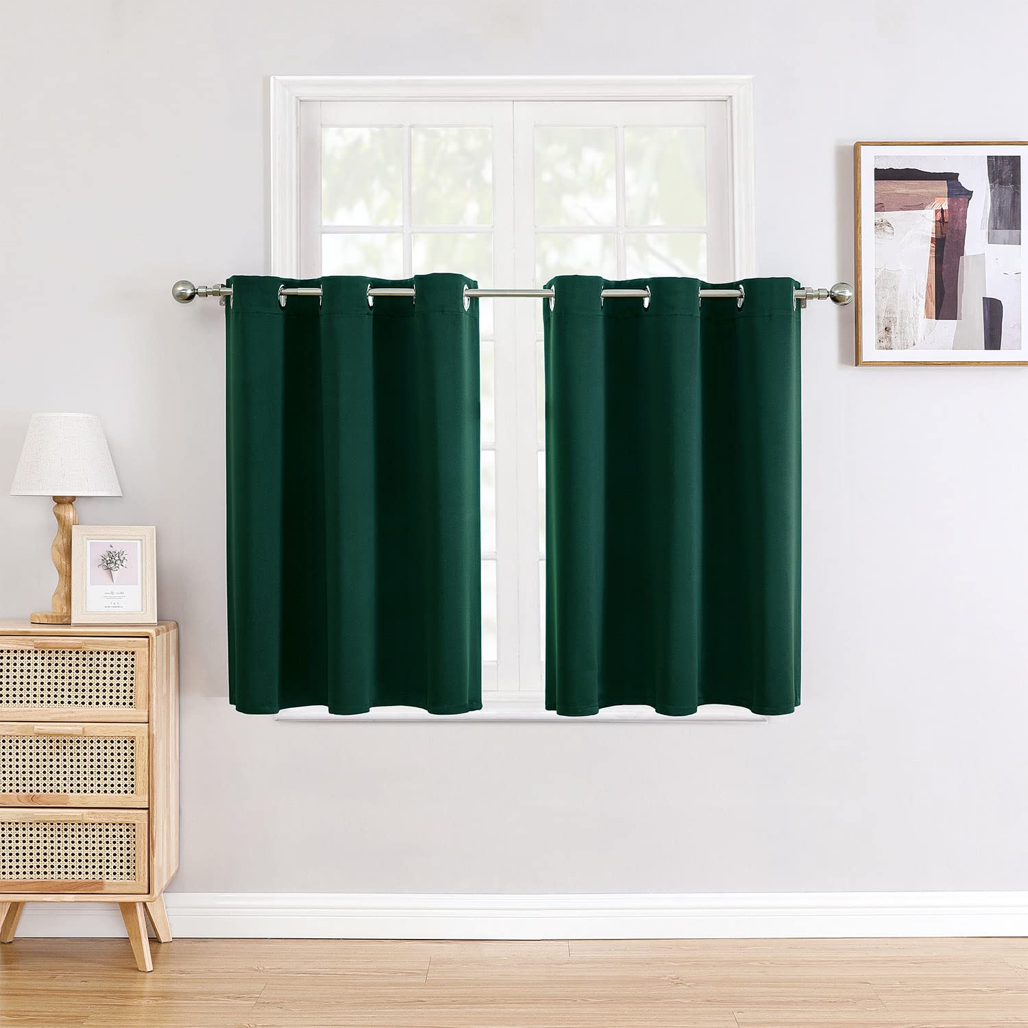 Thermal Insulated Grommet Blackout Curtain Pair