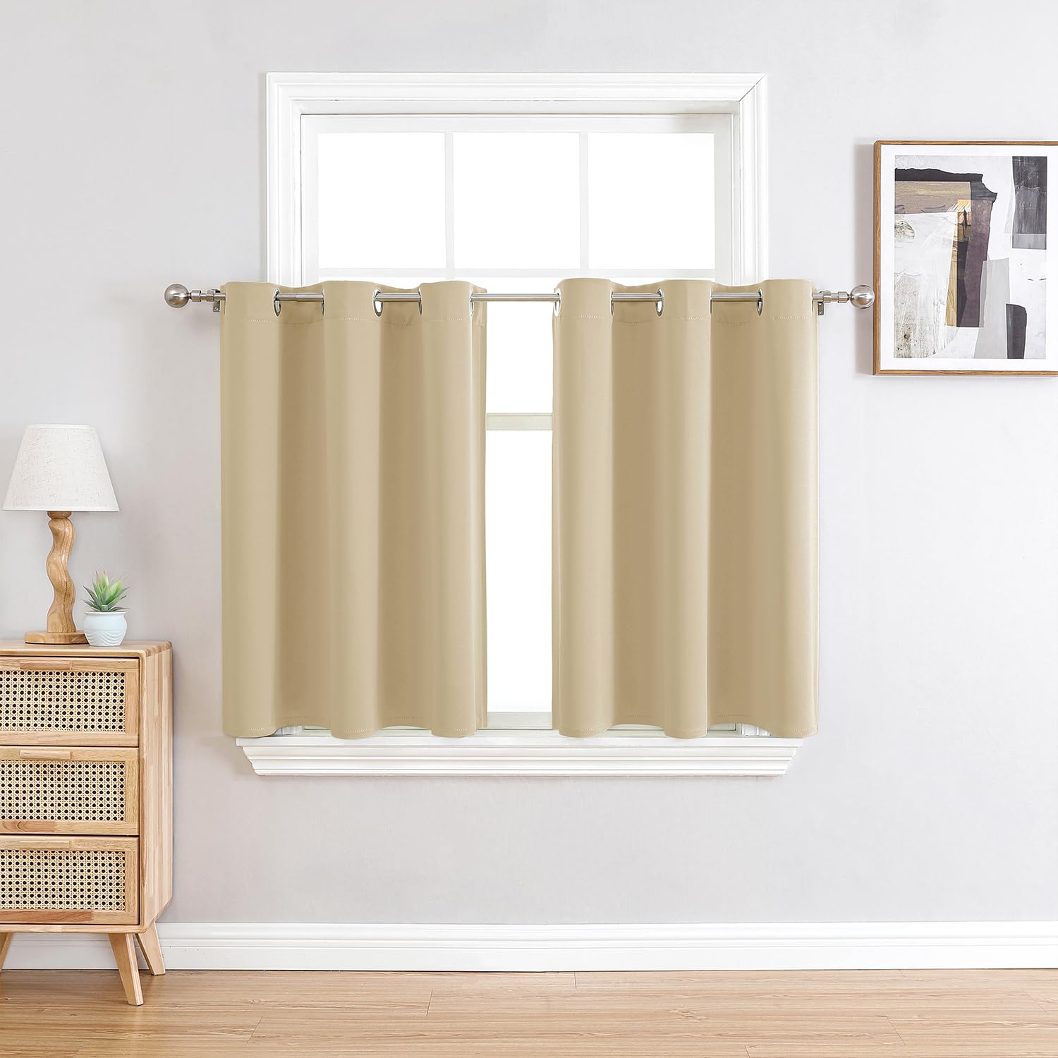 Thermal Insulated Grommet Blackout Curtain Pair