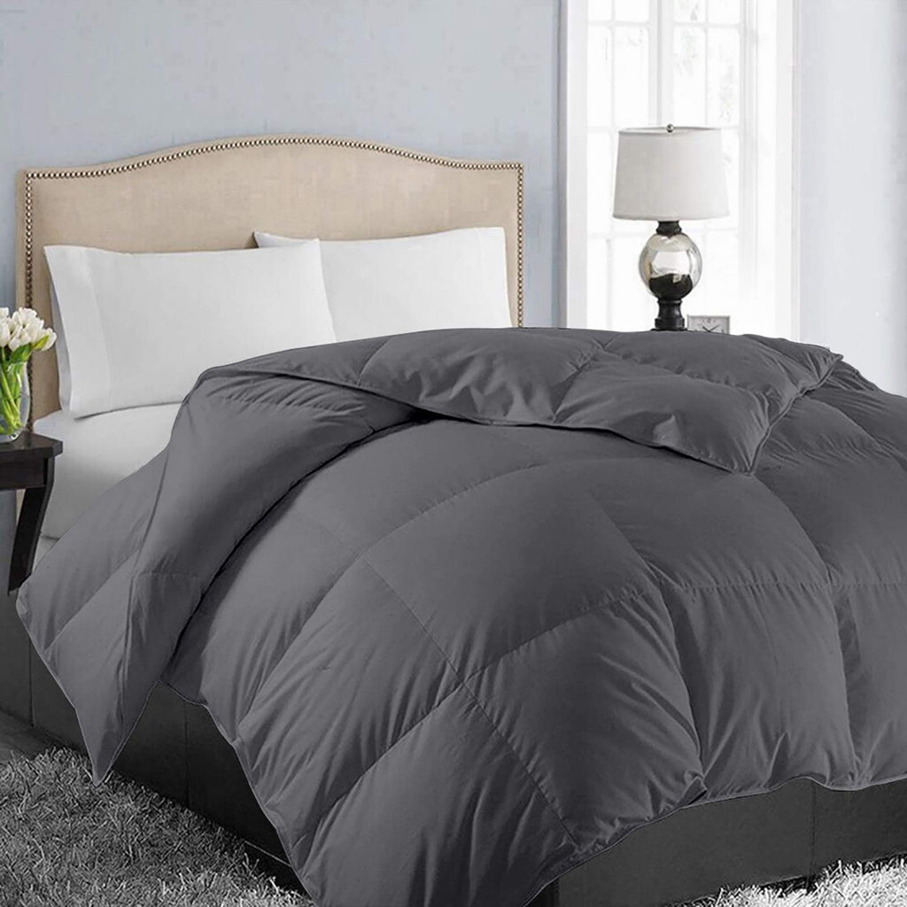 EASELAND Down Alternative Comforter - Quilted Duvet Insert for All Seasons, Soft Lightweight with Corner Tabs, Summer Winter Warm Bedding