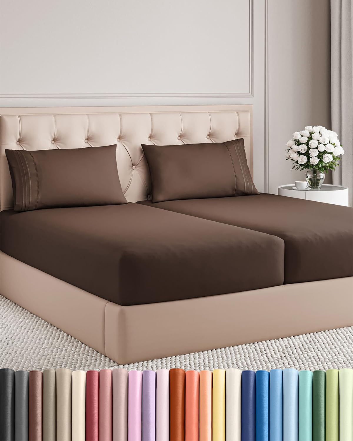 Ultra-Soft Cooling Deep-Pocket Sheet Set, 4 Pieces
