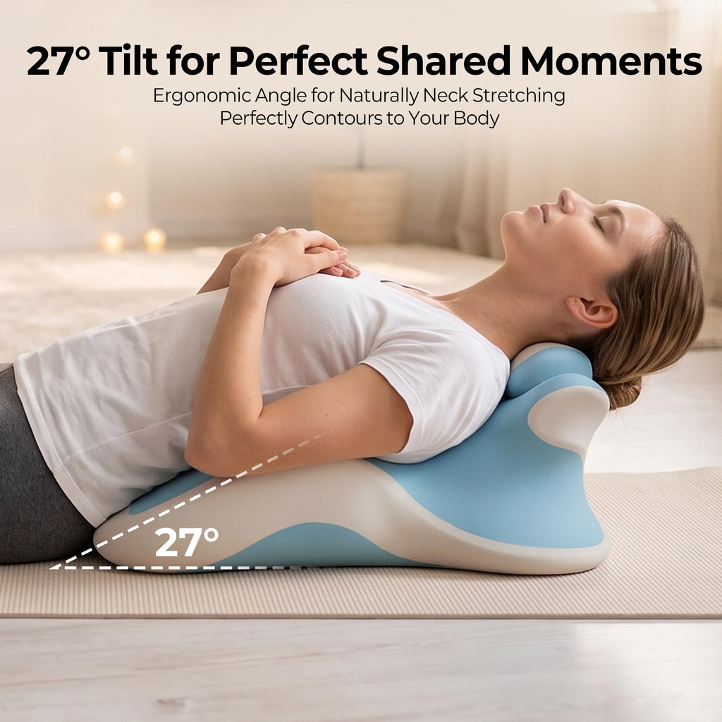 Angled Wedge Support Pillow for Neck, Back and Waist