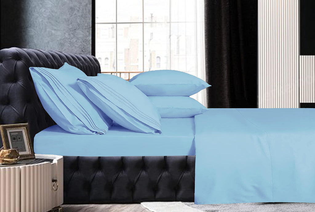 Mocassi Queen Sheet Set - Luxury Hotel 1800 Premier Bedding Sheets & Pillowcases - Ultra Soft Breathable & Cooling Bed Sheets - Deep Pocket - Wrinkle Resistant - 6 Piece Set
