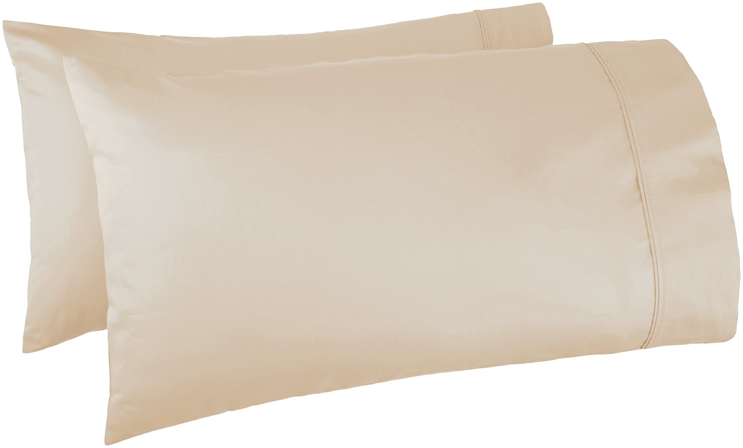 Amazon Basics 400 Thread Count Cotton Pillow Cases, Set of 2