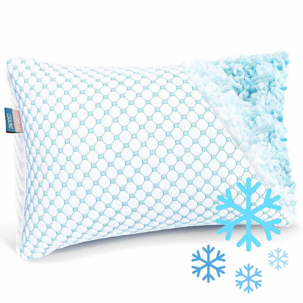 Adjustable Gel Memory Foam Cooling Bed Pillow