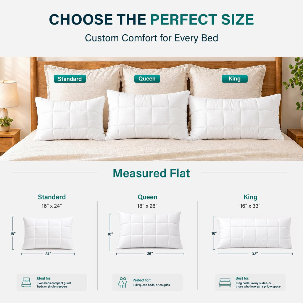 Adjustable Luxury Hotel-Style Neck Support Pillow