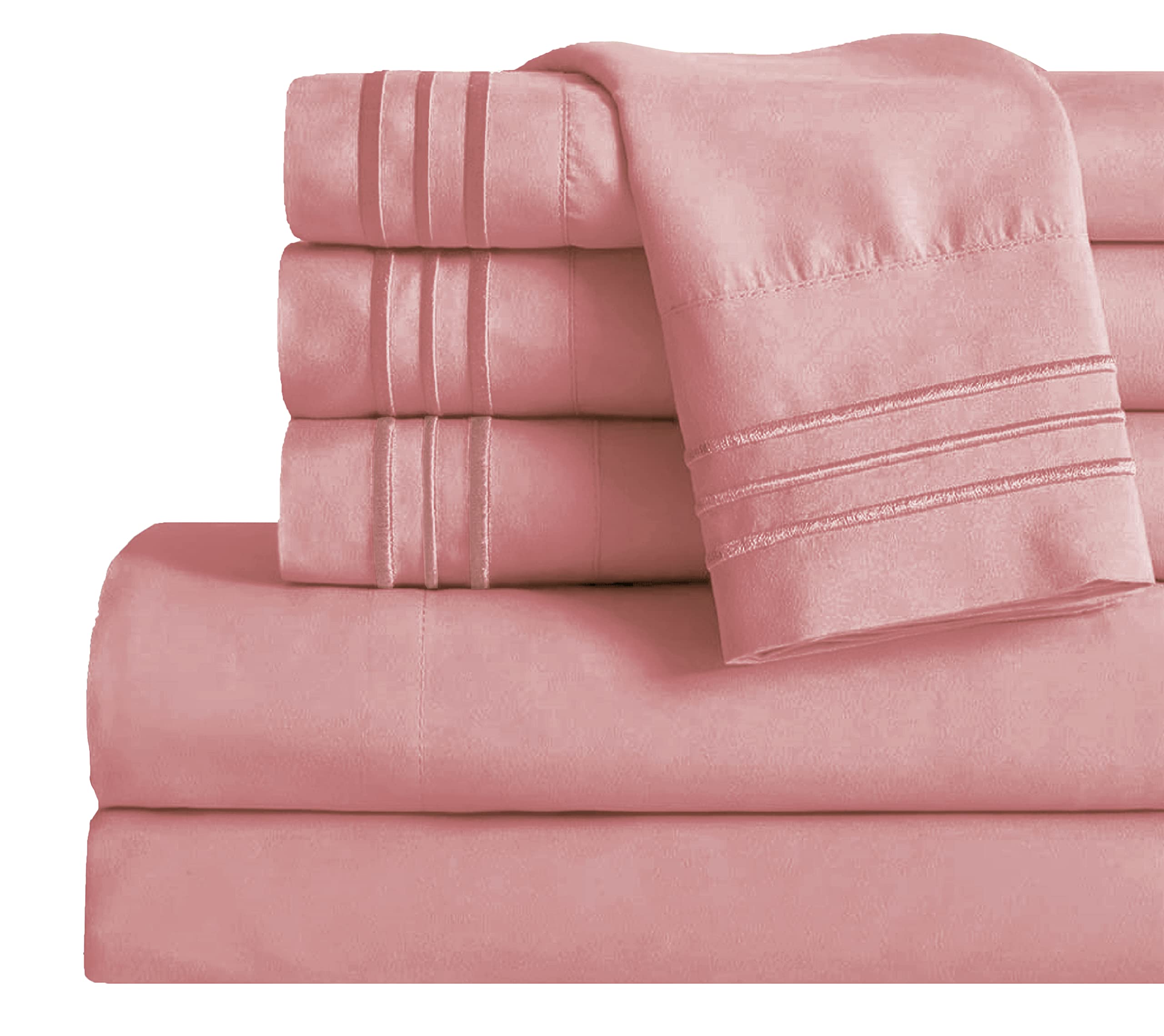Hotel-Style Cooling Deep-Pocket Sheet Set, 6 Pieces