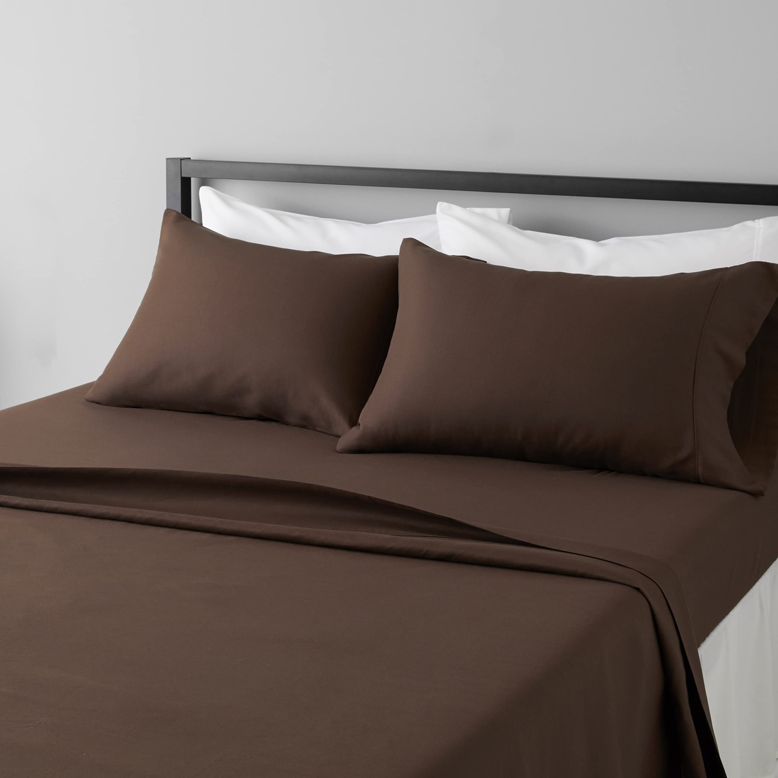 Soft Microfiber Deep-Pocket Bed Sheet Set, 4 Pieces