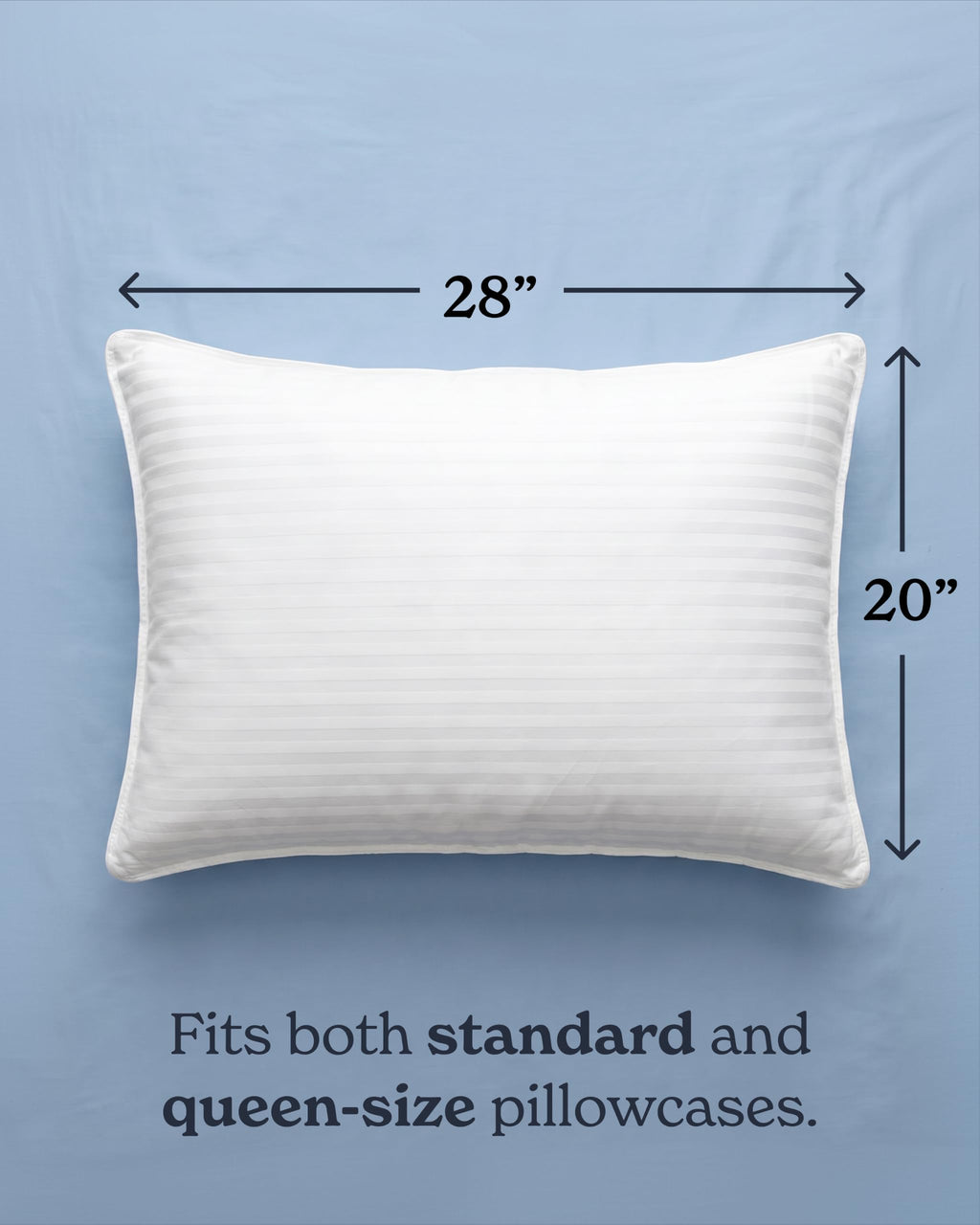 Hotel-Style Cooling Bed Pillows for Sleeping, Set of Two