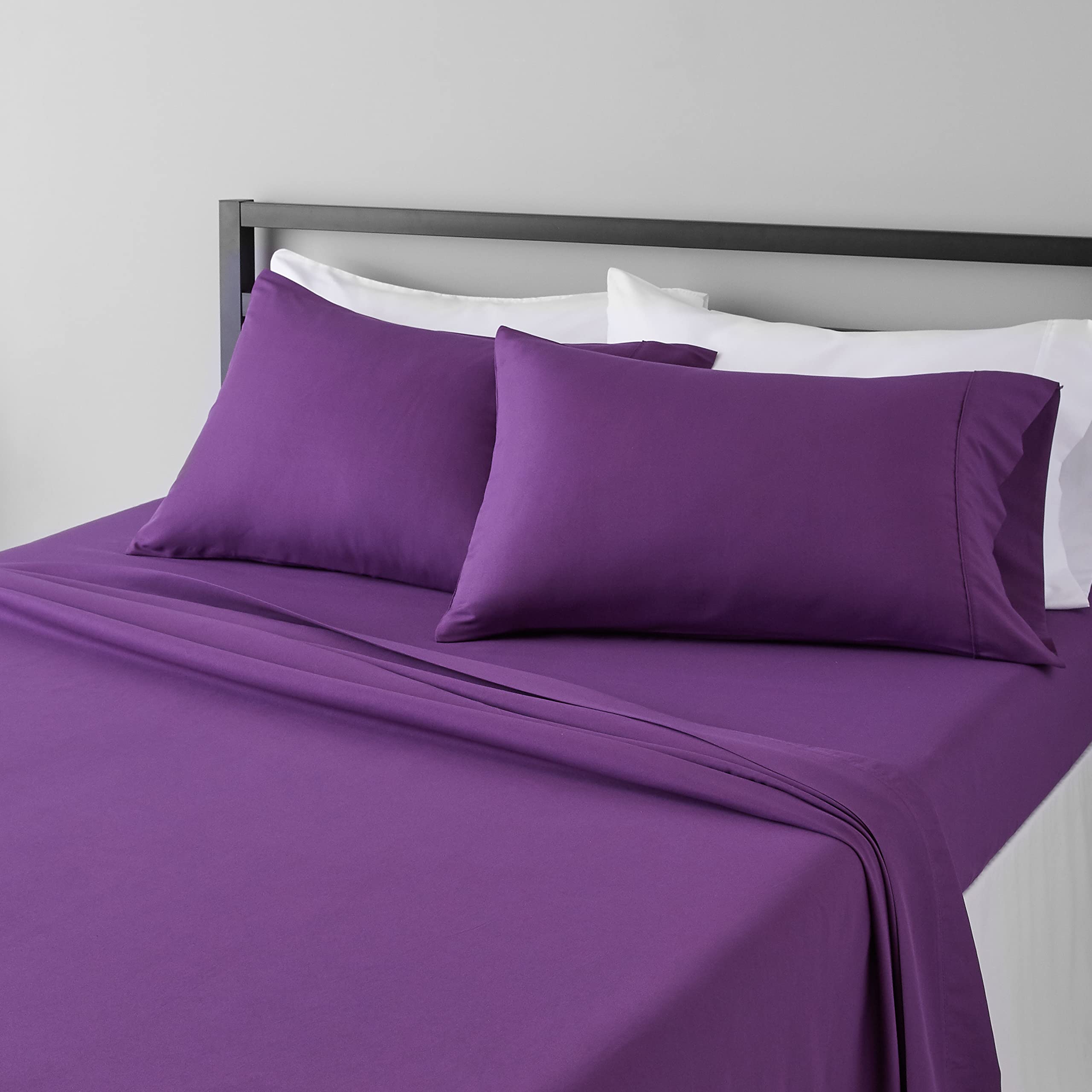 Soft Microfiber Deep-Pocket Bed Sheet Set, 4 Pieces