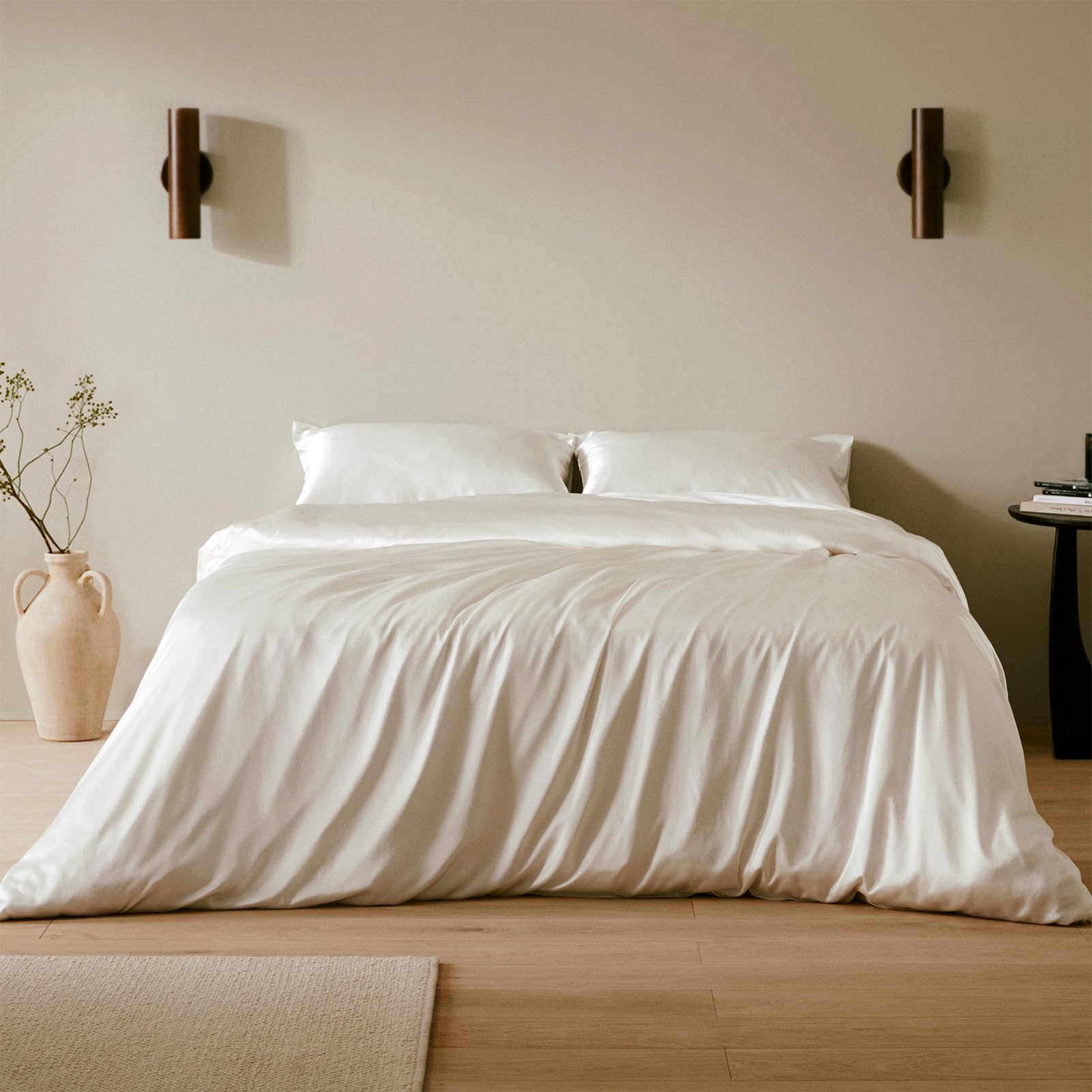 19-Momme Pure Silk Bedding Sheet Set, 4 Pieces