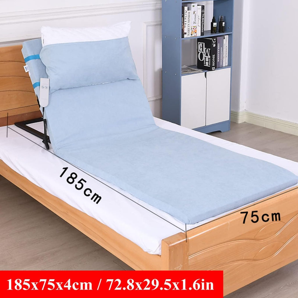 TREEYX Electric Lifting Bed Backrest, Support Pillow Lifter with Electric Pump System for Neck, Head and Lumbar Support, Back Aid for Sit-ups, for Bedroom Reading, Aid for Elderly