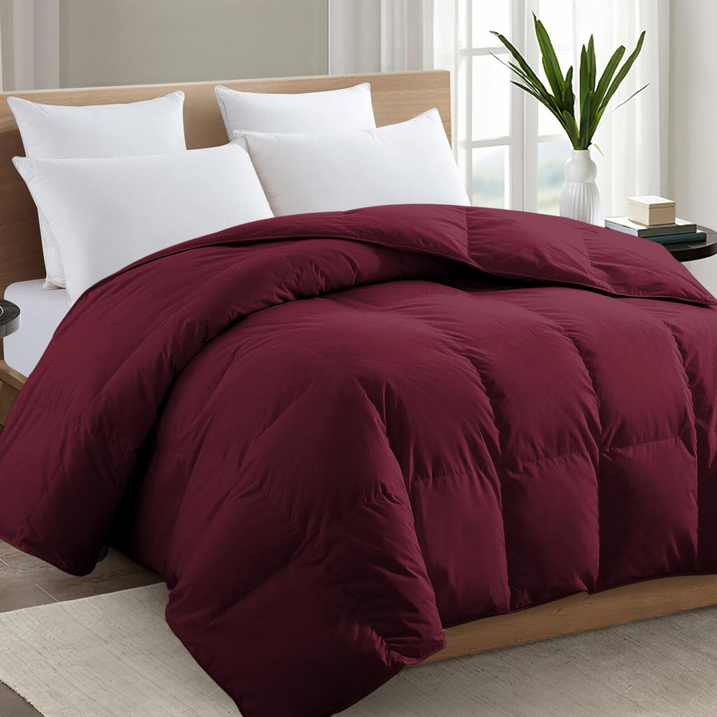 TEXARTIST Comforter Soft Quilted Down Alternative Duvet Insert with Corner Tabs, All Season, 4D Spiral Fiber, Machine Washable