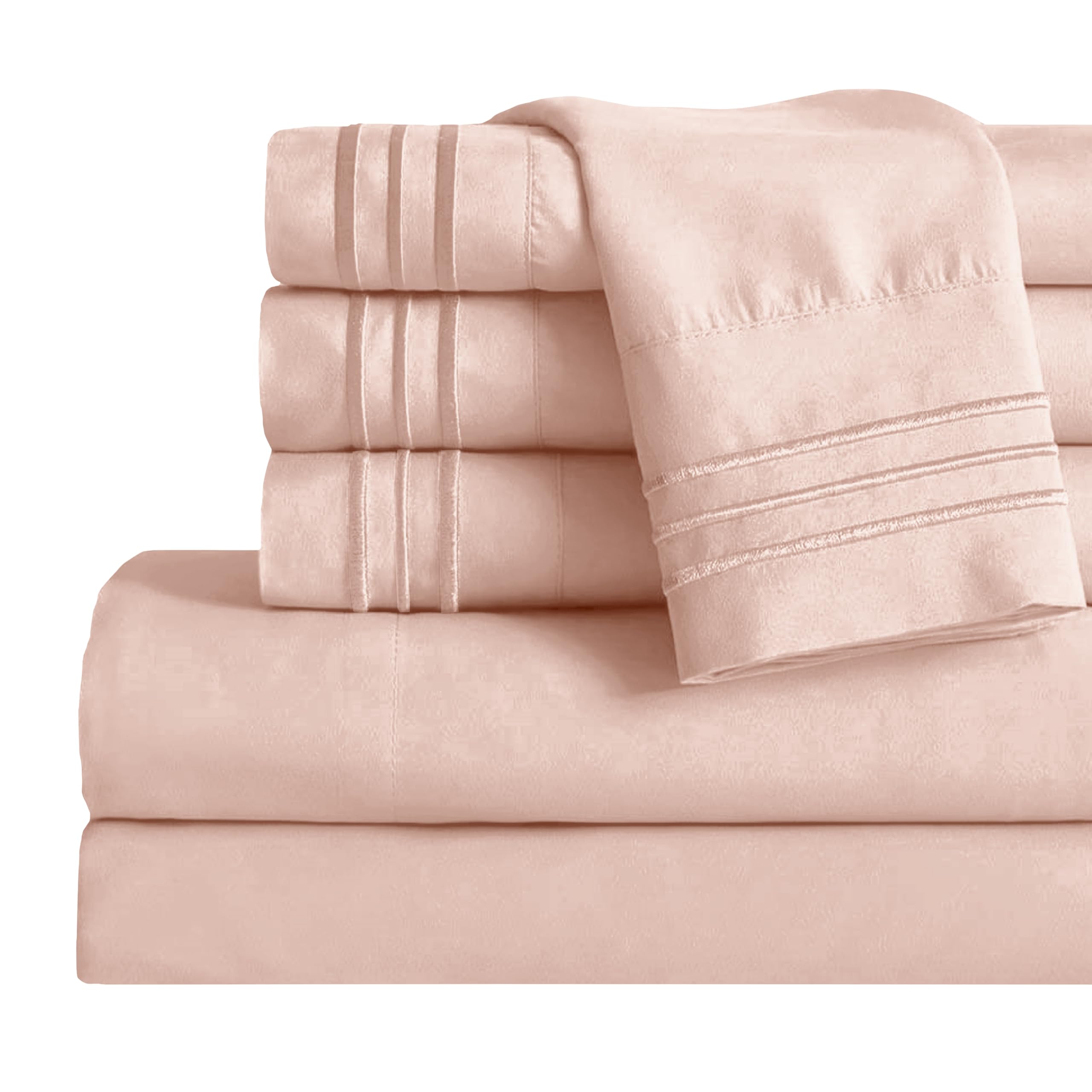 Hotel-Style Cooling Deep-Pocket Sheet Set, 6 Pieces