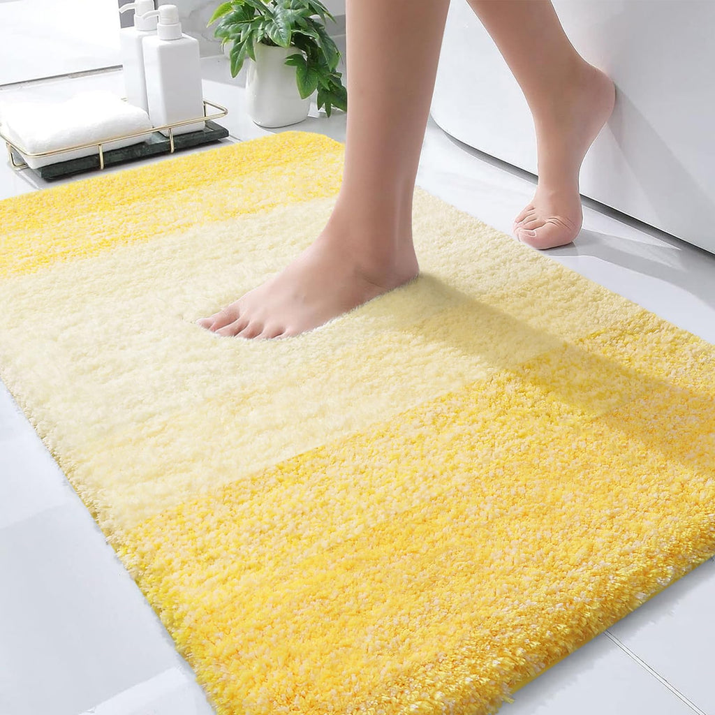 Plush Quick-Dry Absorbent Microfiber Bathroom Mat