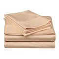 Superior Egyptian Cotton 300 Thread Count Bed Sheet Set, 1 Elastic Deep Pocket Fitted Sheet, 1 Flat Sheet, 2 Pillowcases, Soft Bedding, Luxury Sheets, Sateen Weave