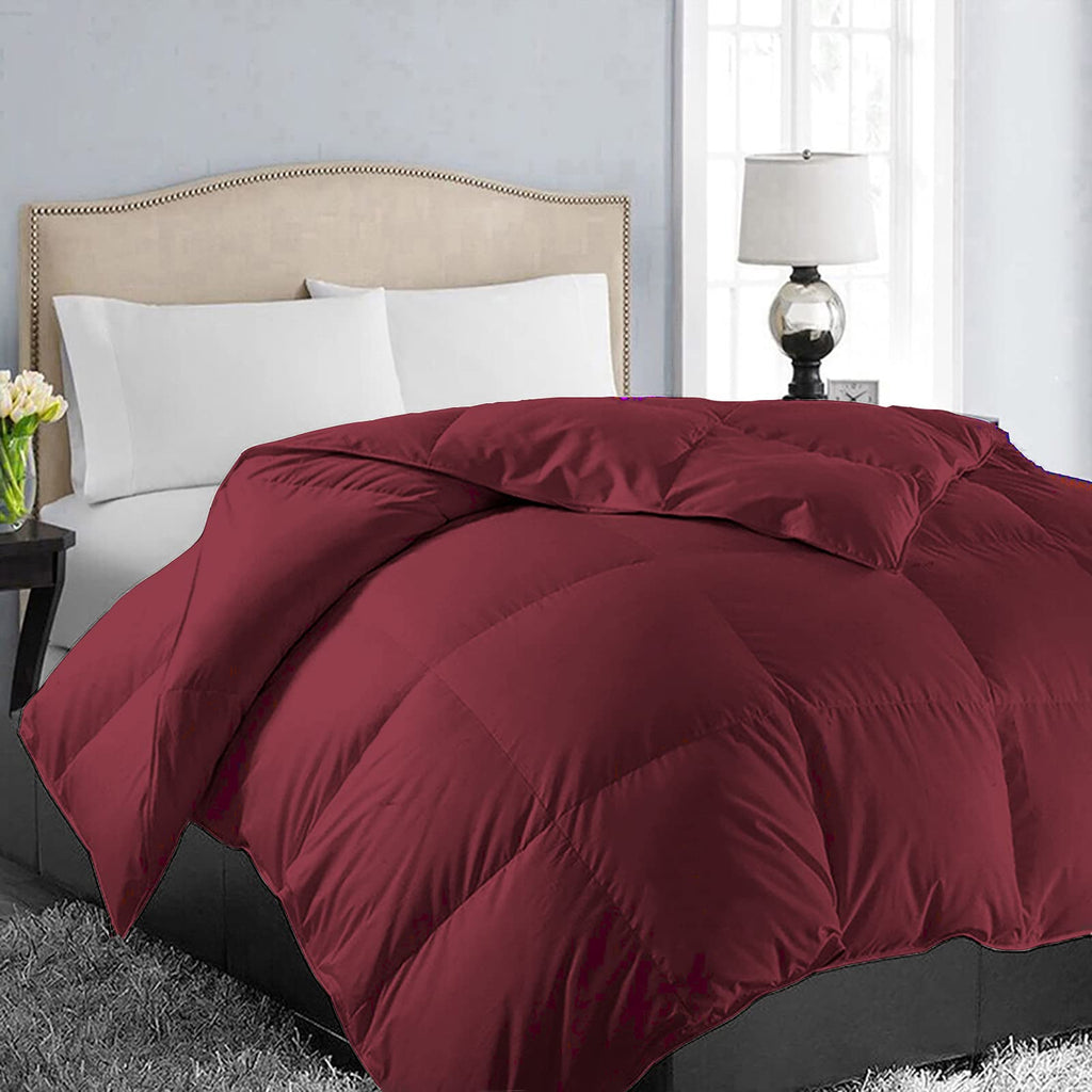 EASELAND Down Alternative Comforter - Quilted Duvet Insert for All Seasons, Soft Lightweight with Corner Tabs, Summer Winter Warm Bedding