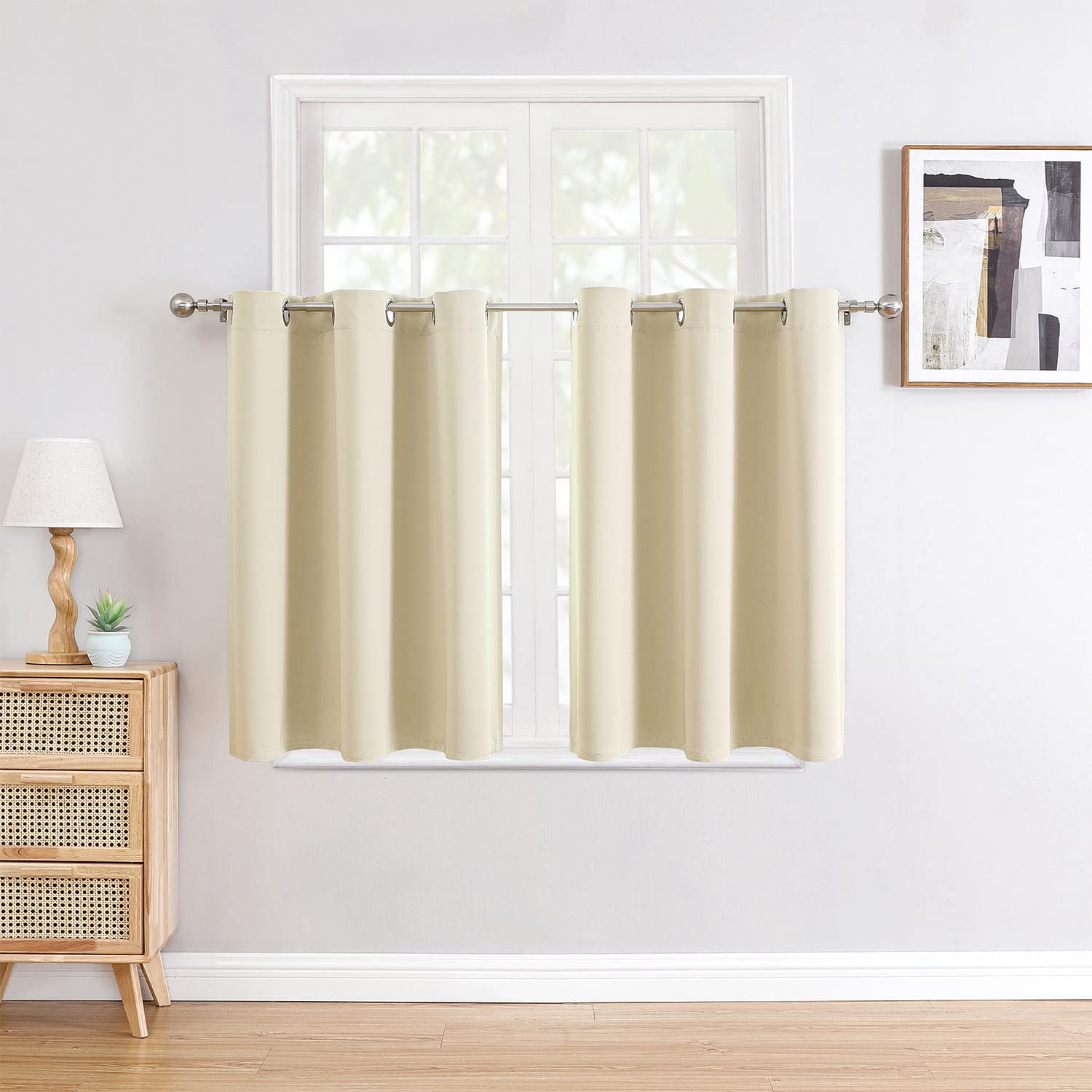 Thermal Insulated Grommet Blackout Curtain Pair