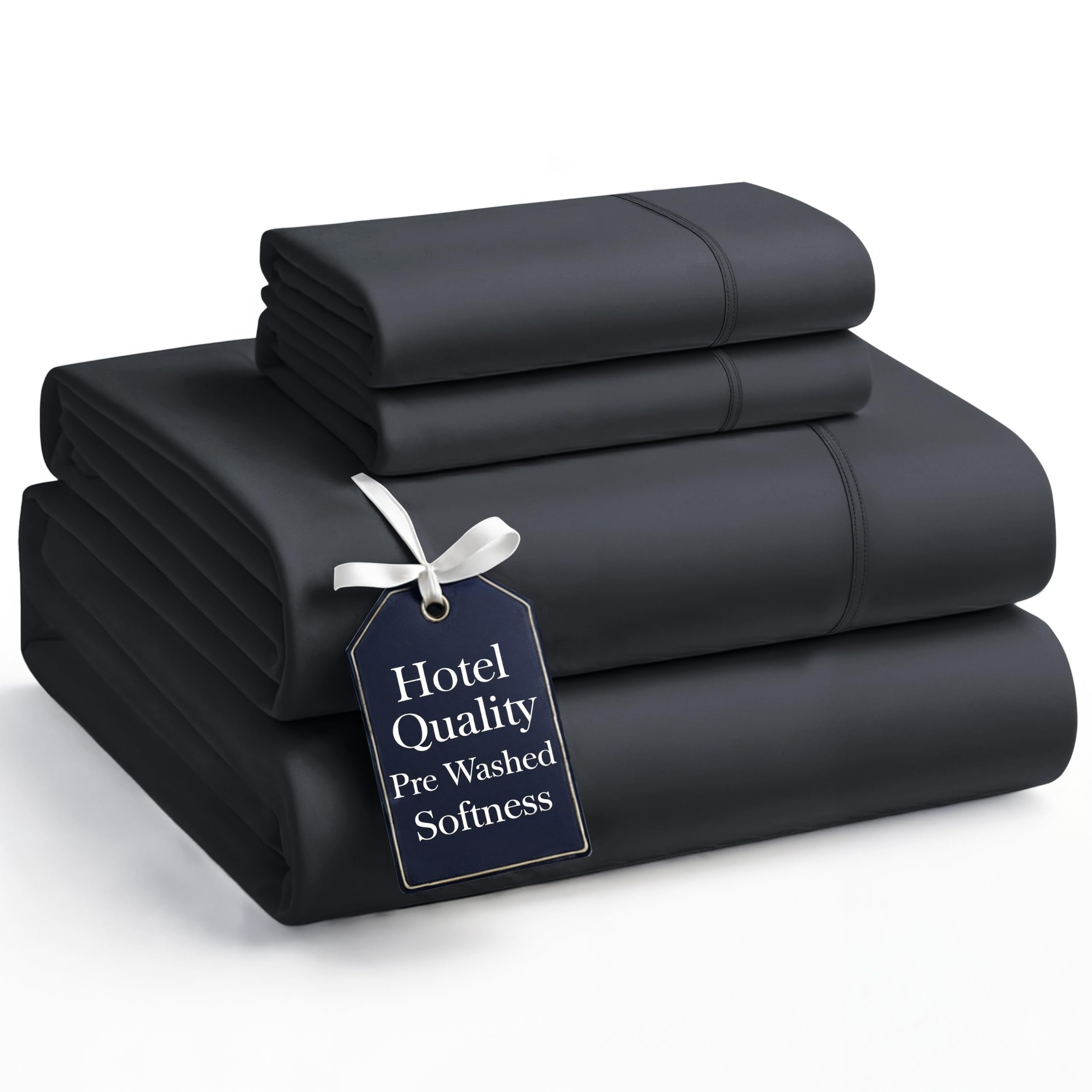 Casa Platino Sheets Set - Ultra Soft & Breathable Bed Sheets Set - Brushed Microfiber - Shrinkage and Fade Resistant – Easy Care Sheets Set with Deep Pockets
