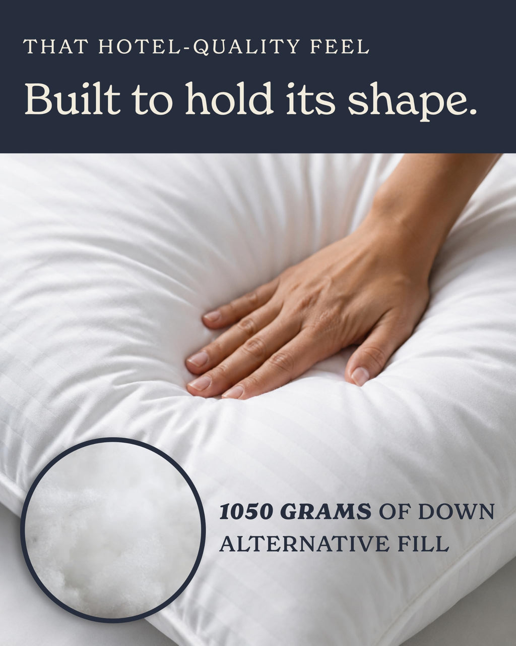 Hotel-Style Cooling Bed Pillows for Sleeping, Set of Two