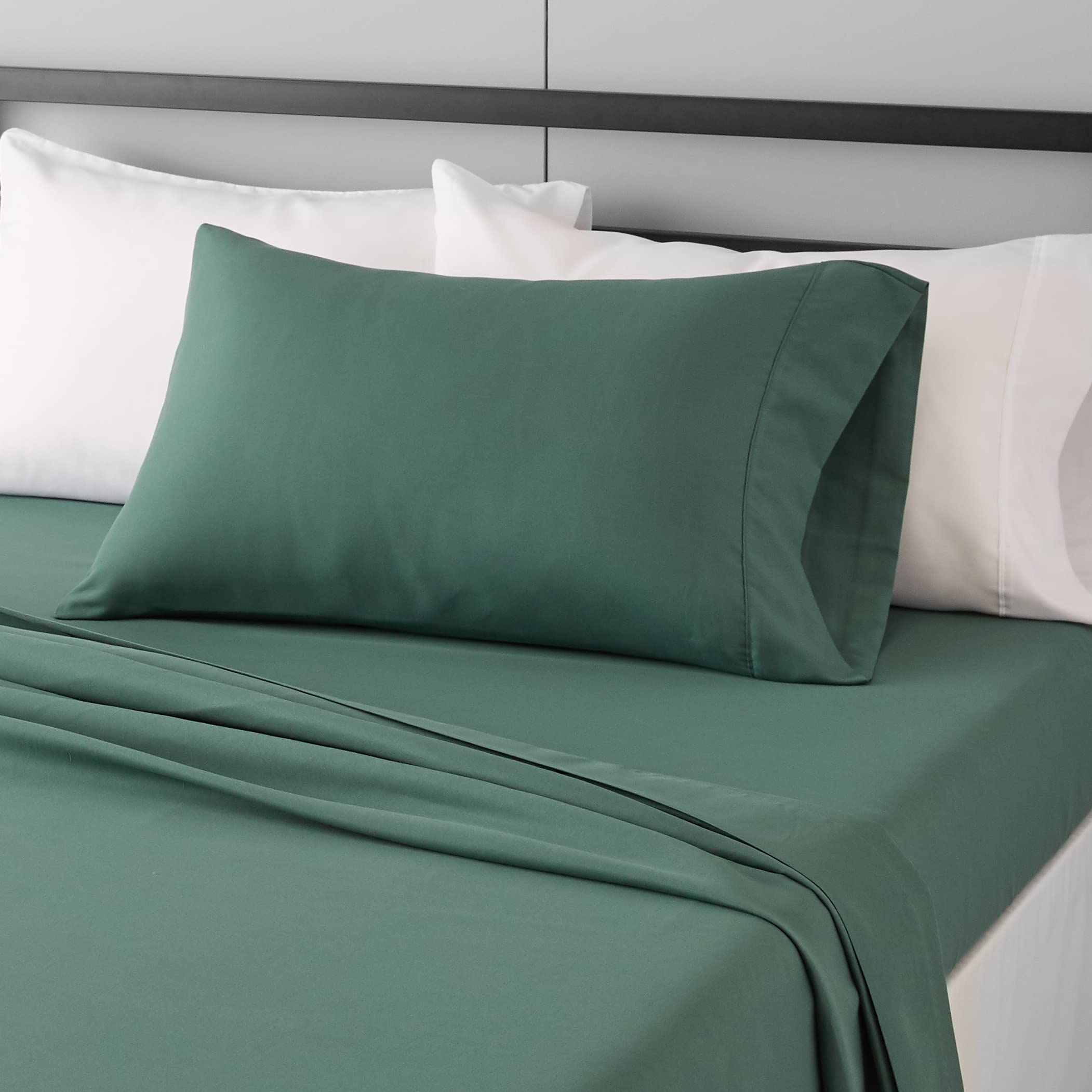 Soft Microfiber Deep-Pocket Bed Sheet Set, 4 Pieces