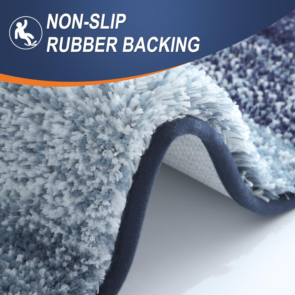 Plush Quick-Dry Absorbent Microfiber Bathroom Mat