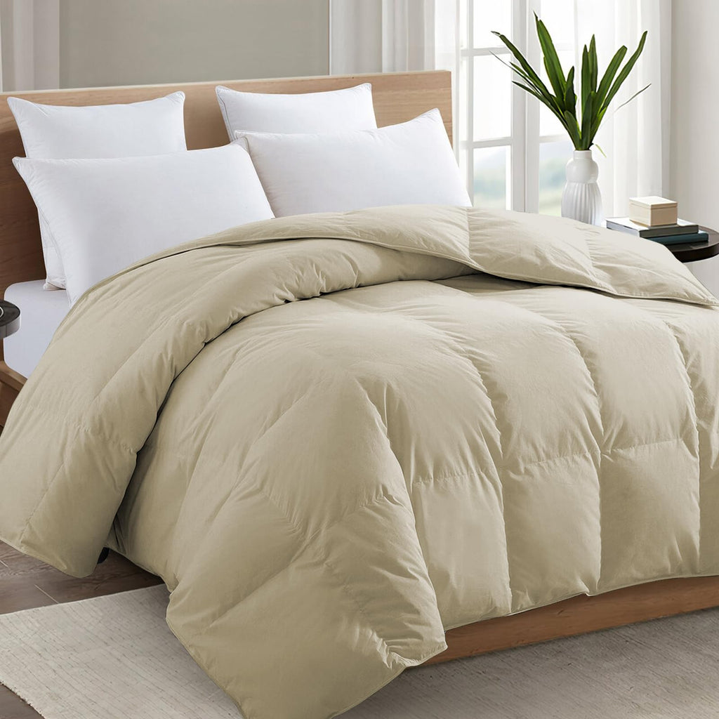 TEXARTIST Comforter Soft Quilted Down Alternative Duvet Insert with Corner Tabs, All Season, 4D Spiral Fiber, Machine Washable