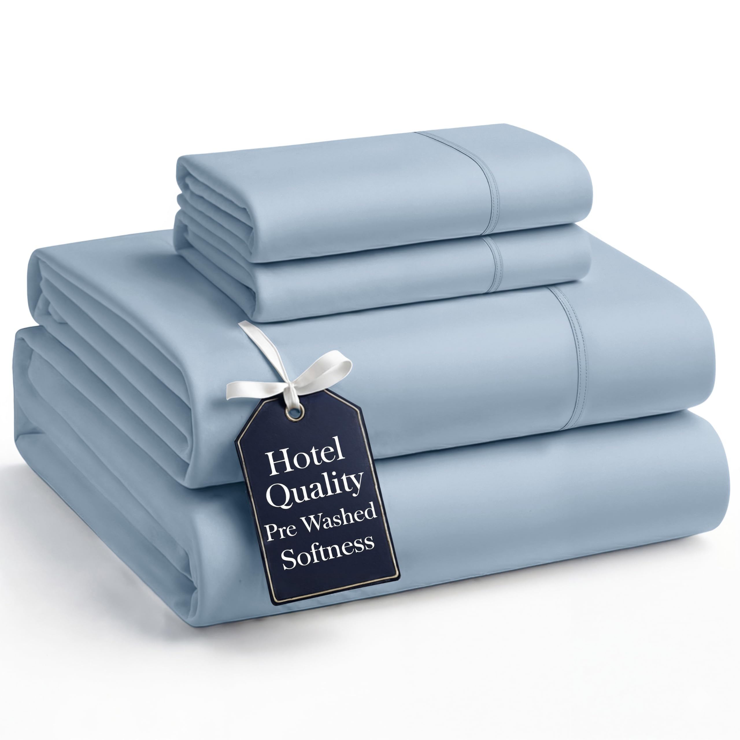 Breathable Brushed Microfiber Deep-Pocket Sheet Set