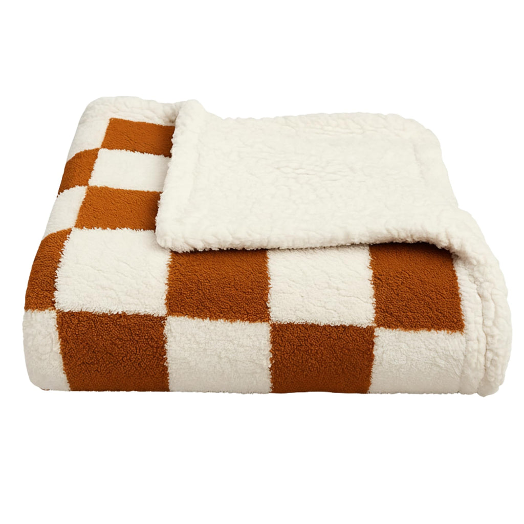Layered Blankets The Accent - Waterproof, Double Sided Luxury Blanket - Bed, Sofa, Couch - Machine Washable, Comfy - Sherpa and Fleece, Protect The Bed