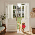 Faux Linen Thermal Blackout Curtains for Bedroom