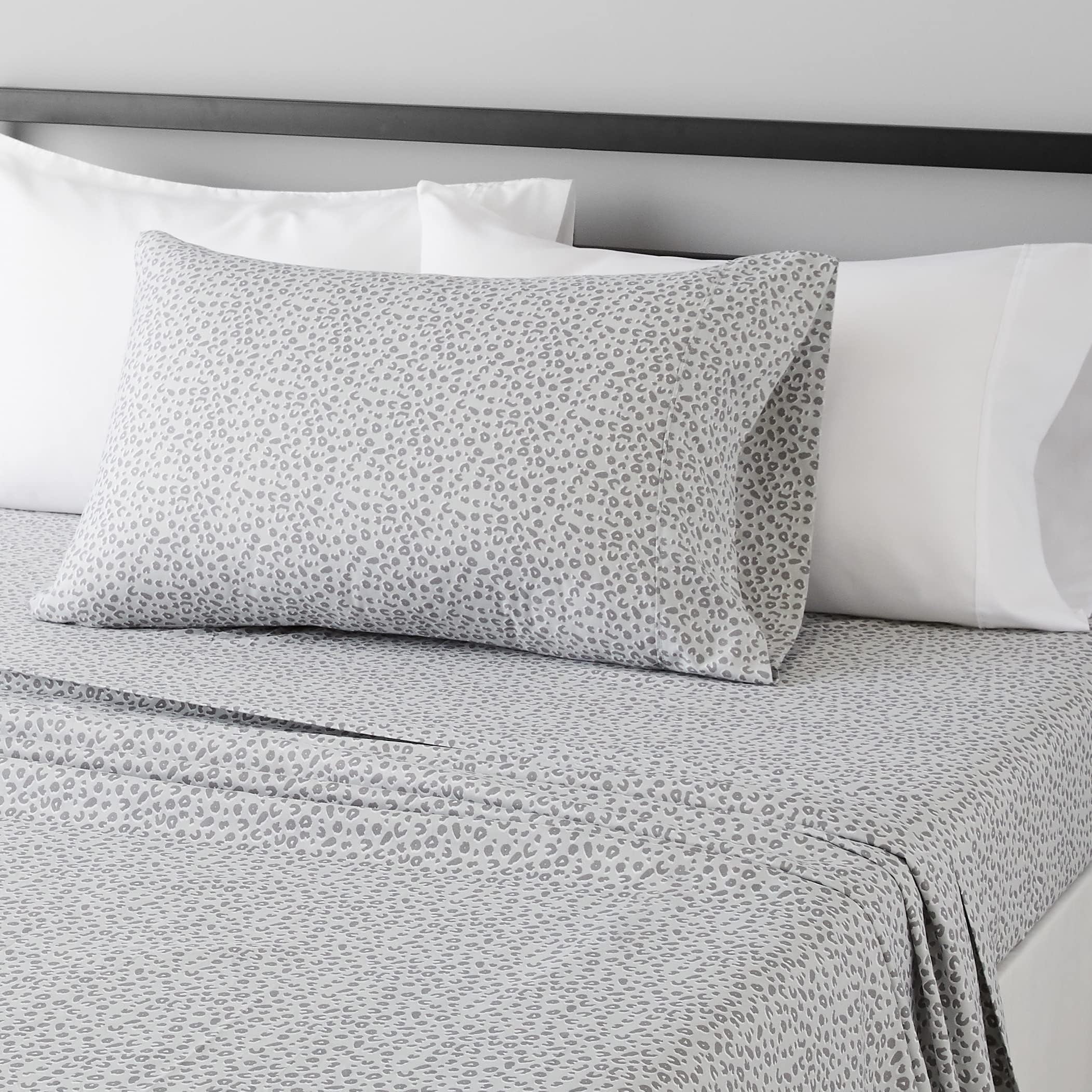 Soft Microfiber Deep-Pocket Bed Sheet Set, 4 Pieces