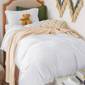 Bedsure Soft Prewashed Duvet Cover Set with Zipper Closure and Pillow Covers, Comforter Not Included