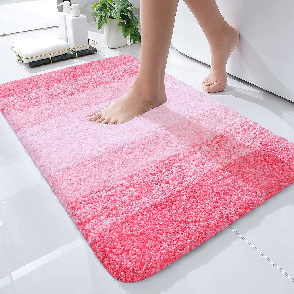 Plush Quick-Dry Absorbent Microfiber Bathroom Mat