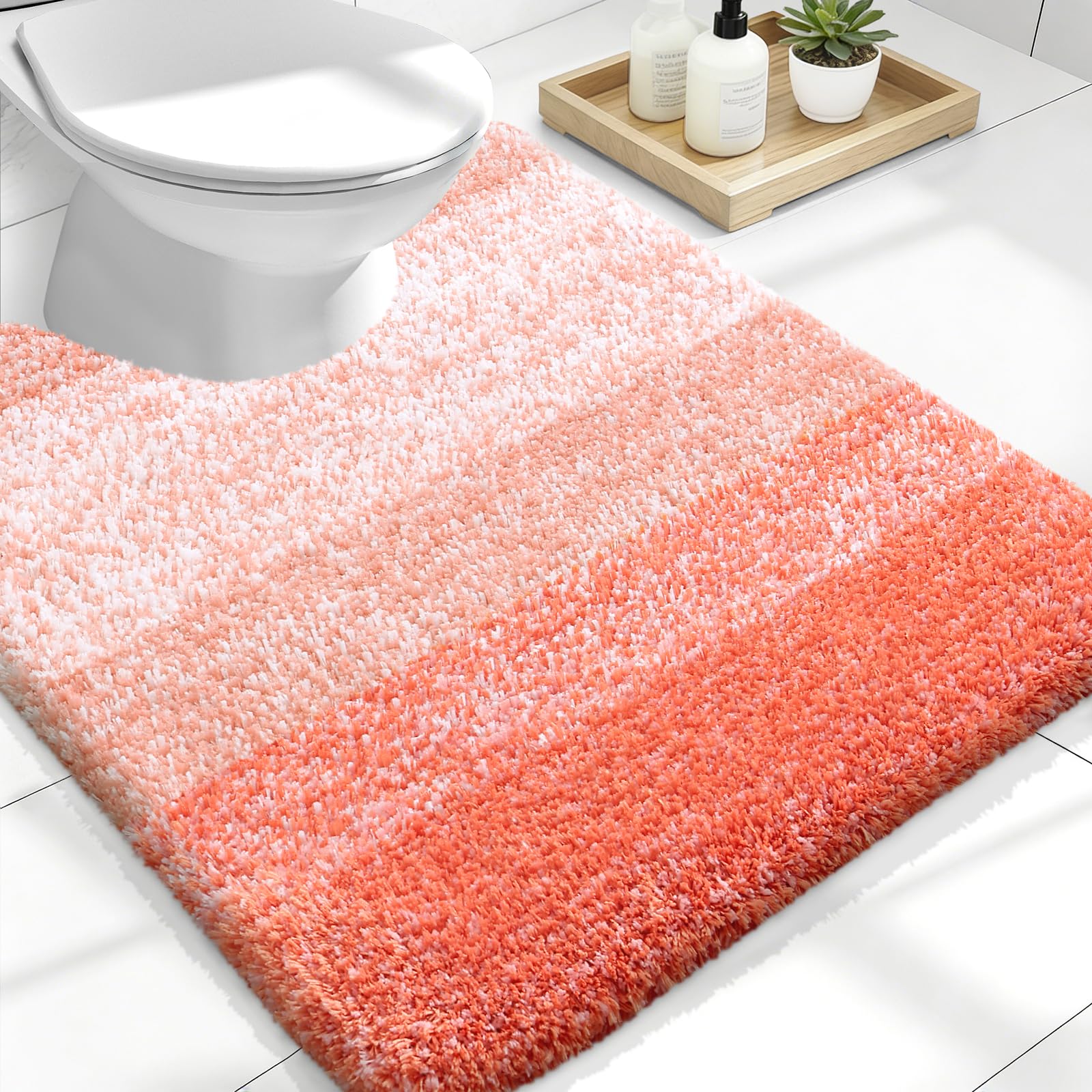 Plush Quick-Dry Absorbent Microfiber Bathroom Mat