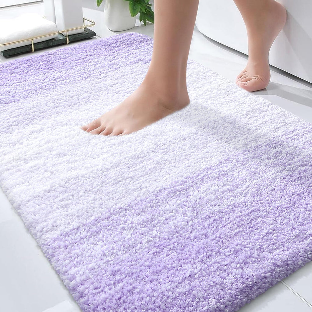 Plush Quick-Dry Absorbent Microfiber Bathroom Mat