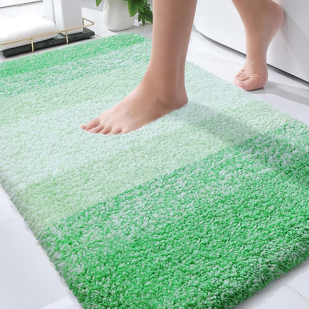 Plush Quick-Dry Absorbent Microfiber Bathroom Mat