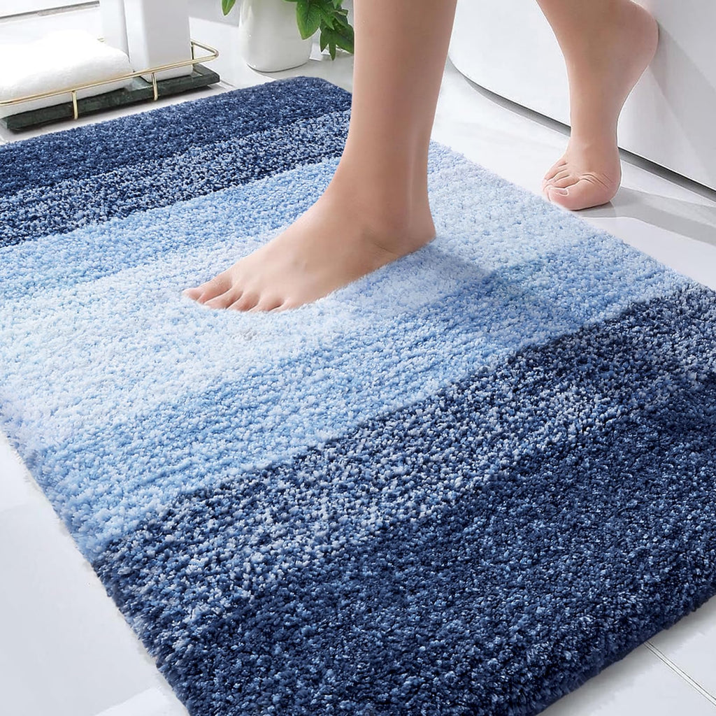 Plush Quick-Dry Absorbent Microfiber Bathroom Mat