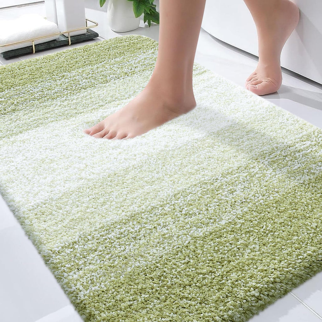 Plush Quick-Dry Absorbent Microfiber Bathroom Mat