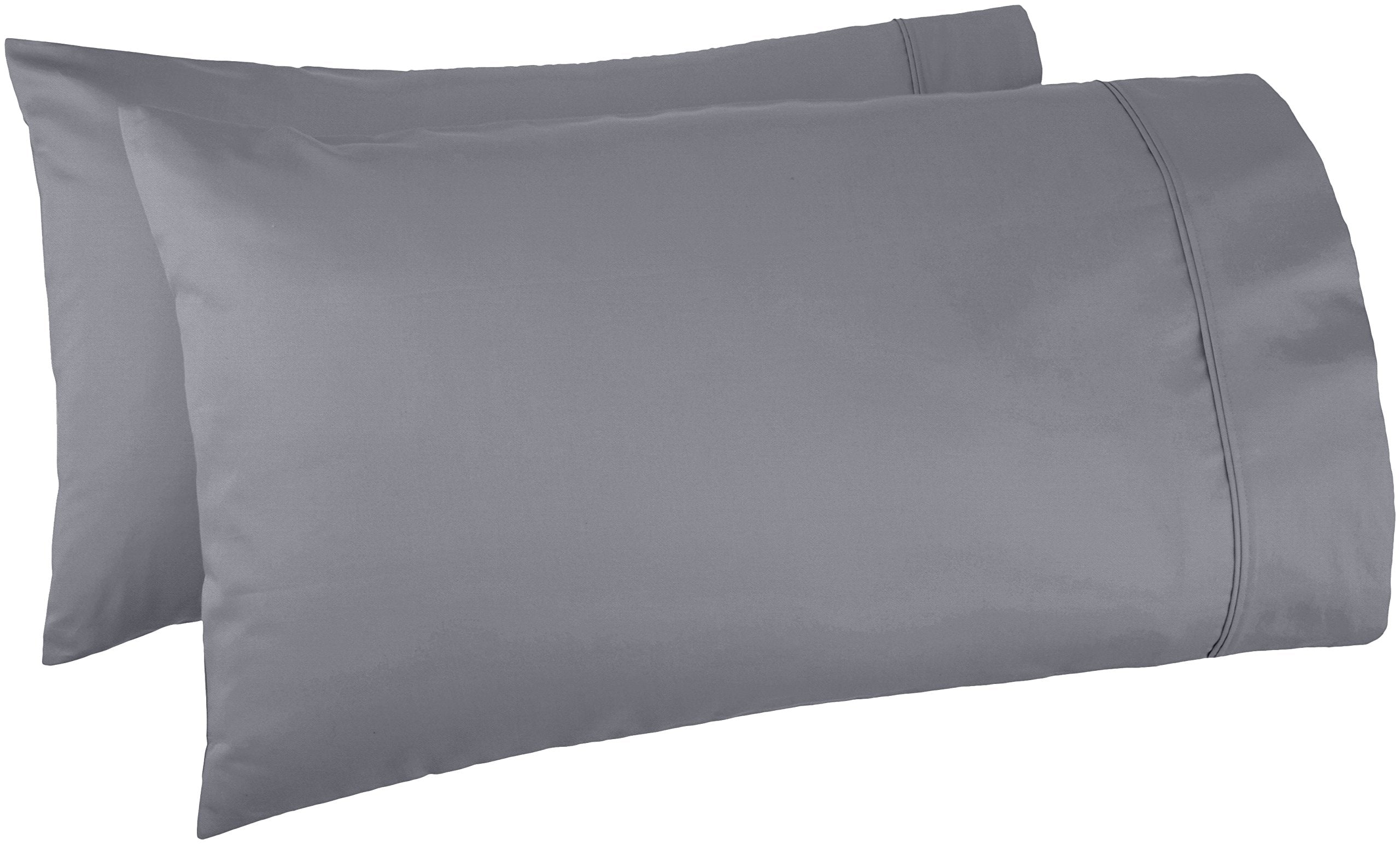 Amazon Basics 400 Thread Count Cotton Pillow Cases, Set of 2