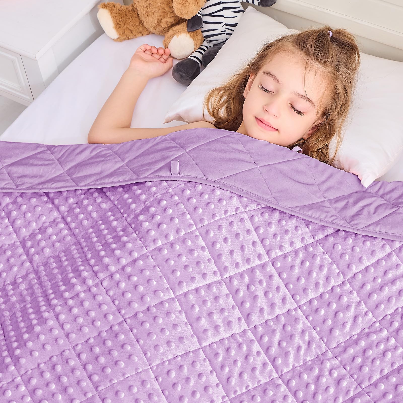 yescool Weighted Blanket Cooling Weighted Throw Blanket Minky Plush Heavy Blankets Microfiber Small Blankets Fleece Warm Weighted Comforter