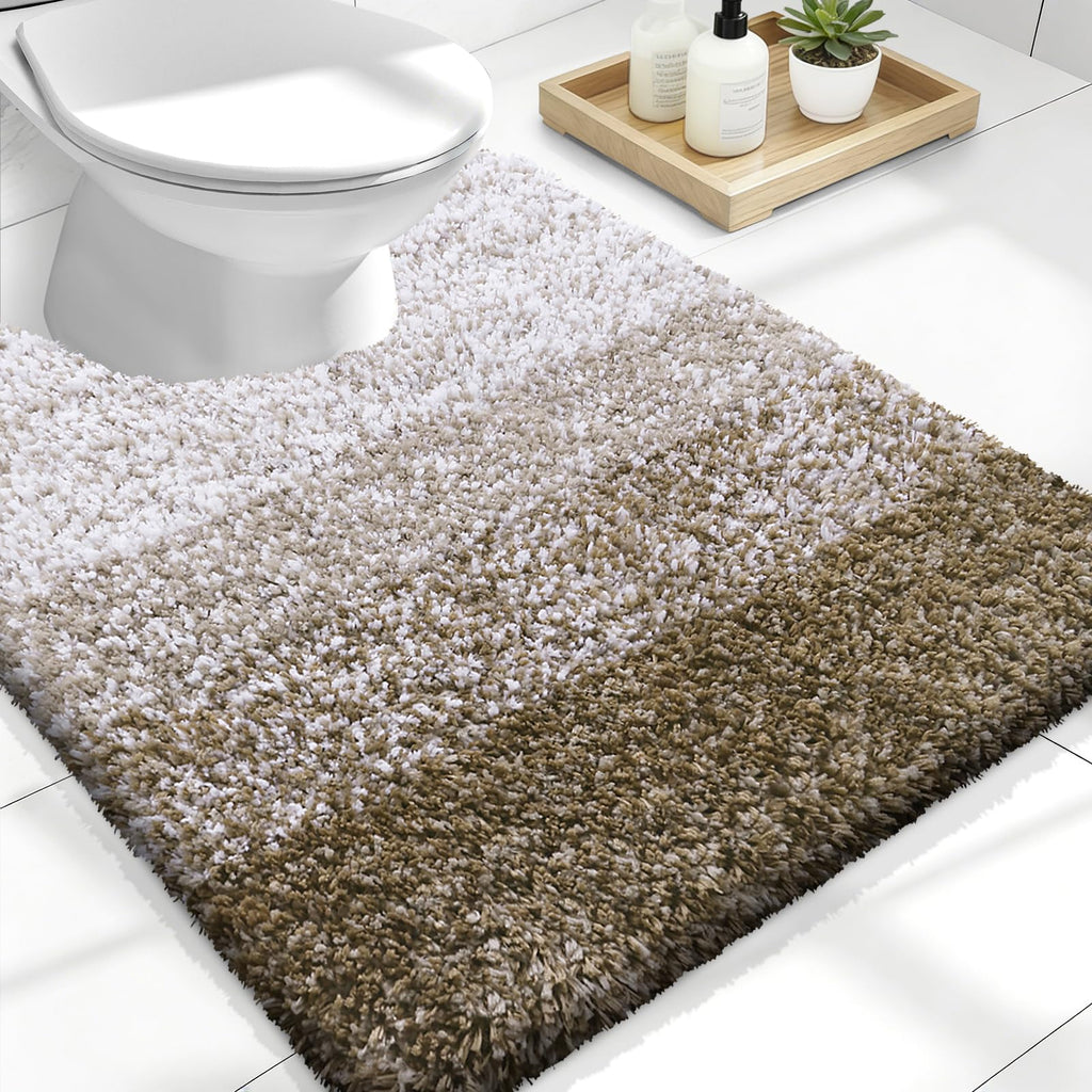 Plush Quick-Dry Absorbent Microfiber Bathroom Mat