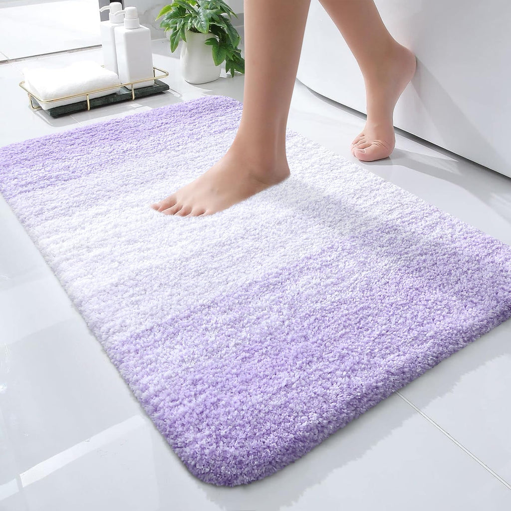Plush Quick-Dry Absorbent Microfiber Bathroom Mat