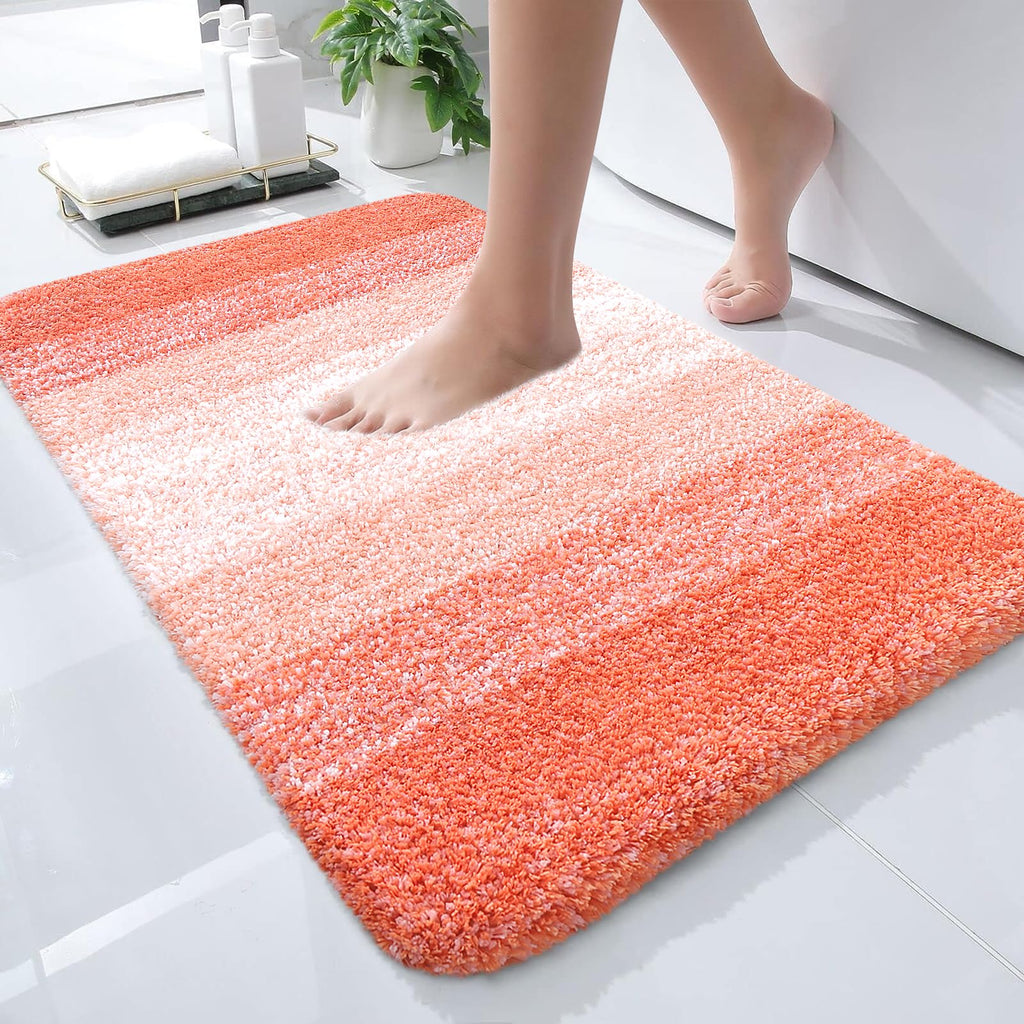 Plush Quick-Dry Absorbent Microfiber Bathroom Mat