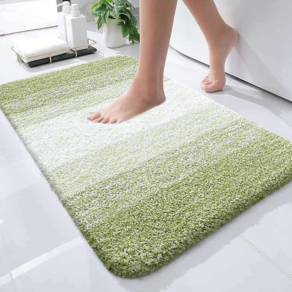Plush Quick-Dry Absorbent Microfiber Bathroom Mat