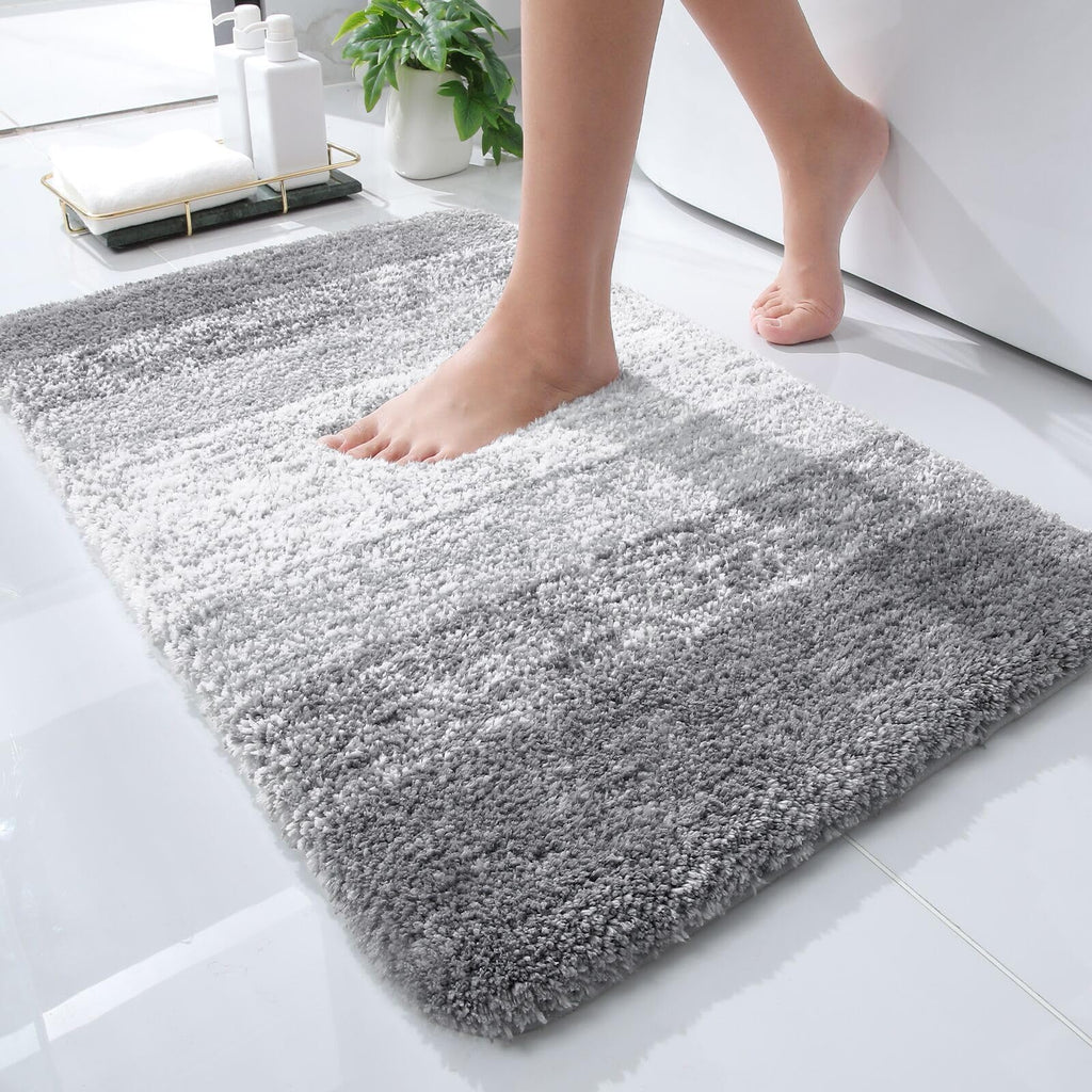 Plush Quick-Dry Absorbent Microfiber Bathroom Mat