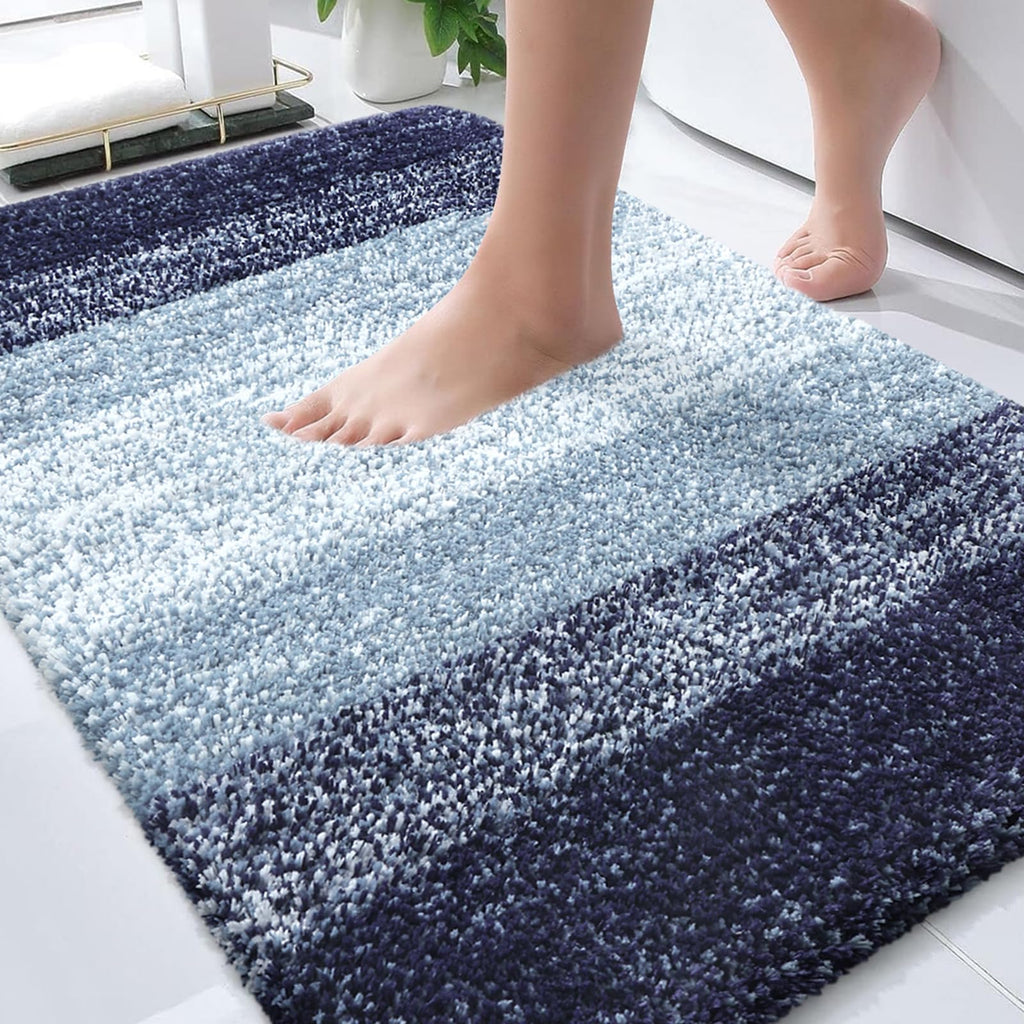 Plush Quick-Dry Absorbent Microfiber Bathroom Mat
