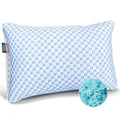 Gel Memory Foam Cooling Body Pillows, Set of Two
